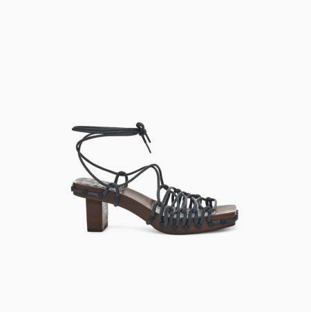 UGG Eckhaus Latta Lace On Lace - Sandaler Dame - Mørke (NO-P070)